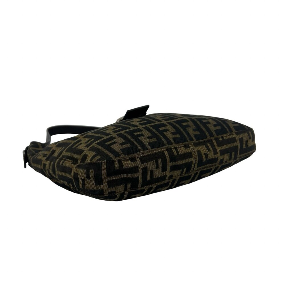 FENDI Zucca FF pattern logo hardware canvas leather genuine semi one shoulder... - Picture 7 of 10